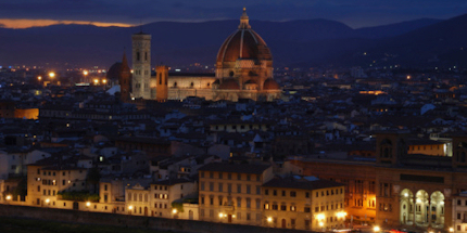 Florence at night